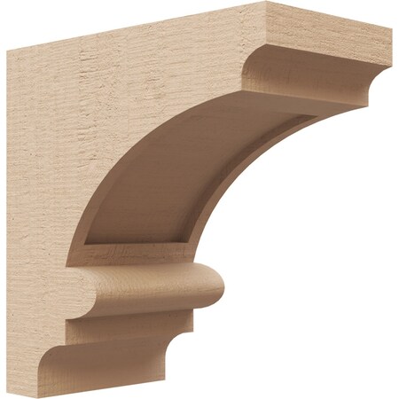 Ekena Millwork 4"W x 8"D x 8"H Classic Diane Rough Cedar Woodgrain TimberThane Corbel, Primed Tan CORUR04X08X08DIARCPR